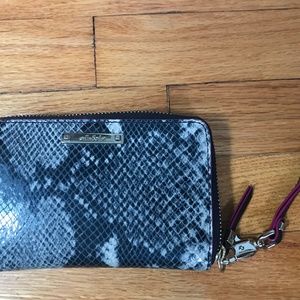 Stella & Dot Snakeskin Wallet Purse